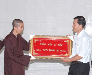 Tay Ninh province: Chon Nhu Monastery commemorates the passing away of Most Venerable Thích Thông Lạc